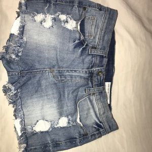 New jean shorts used once:)